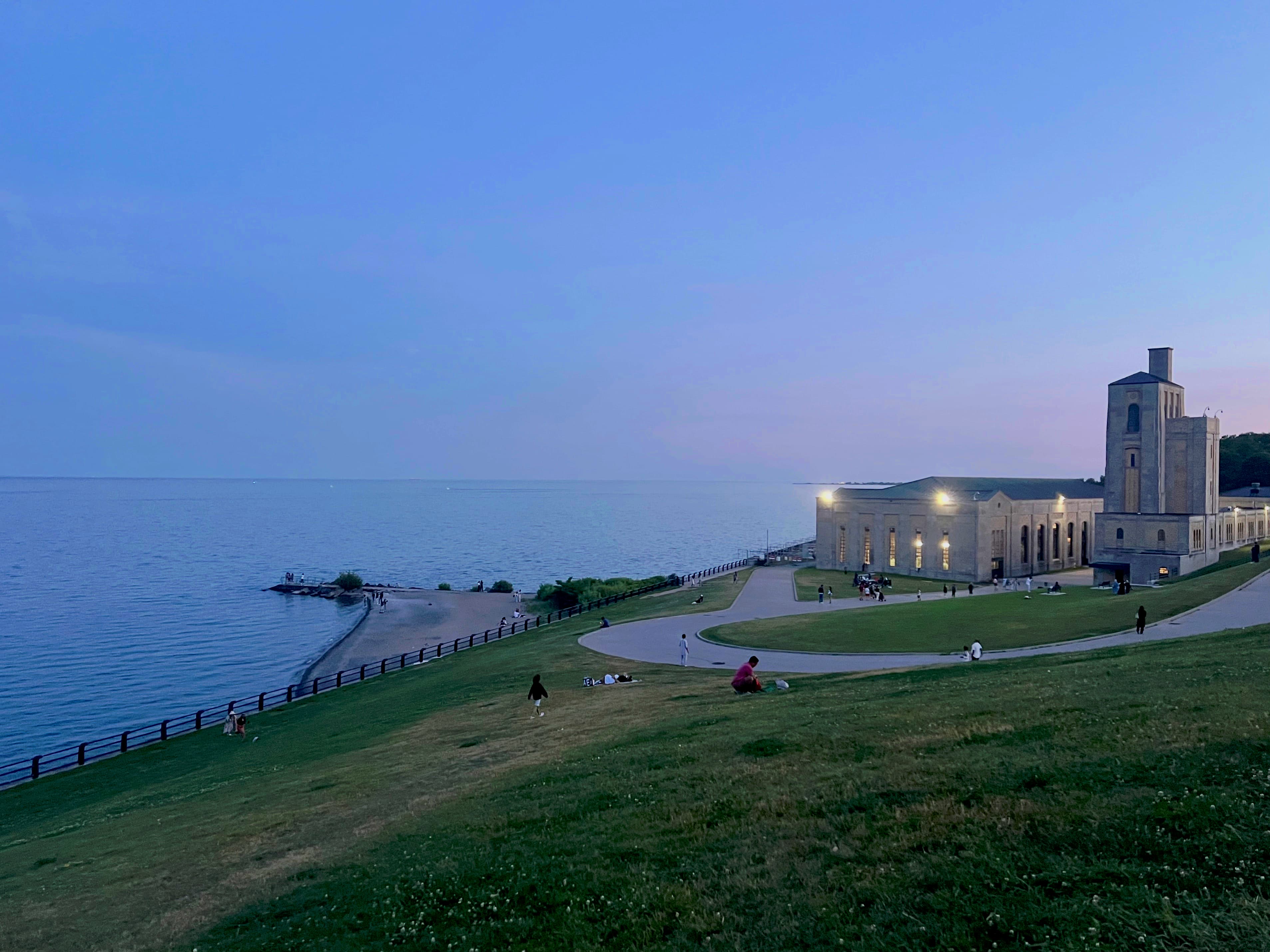Bike ride to the water purification plant